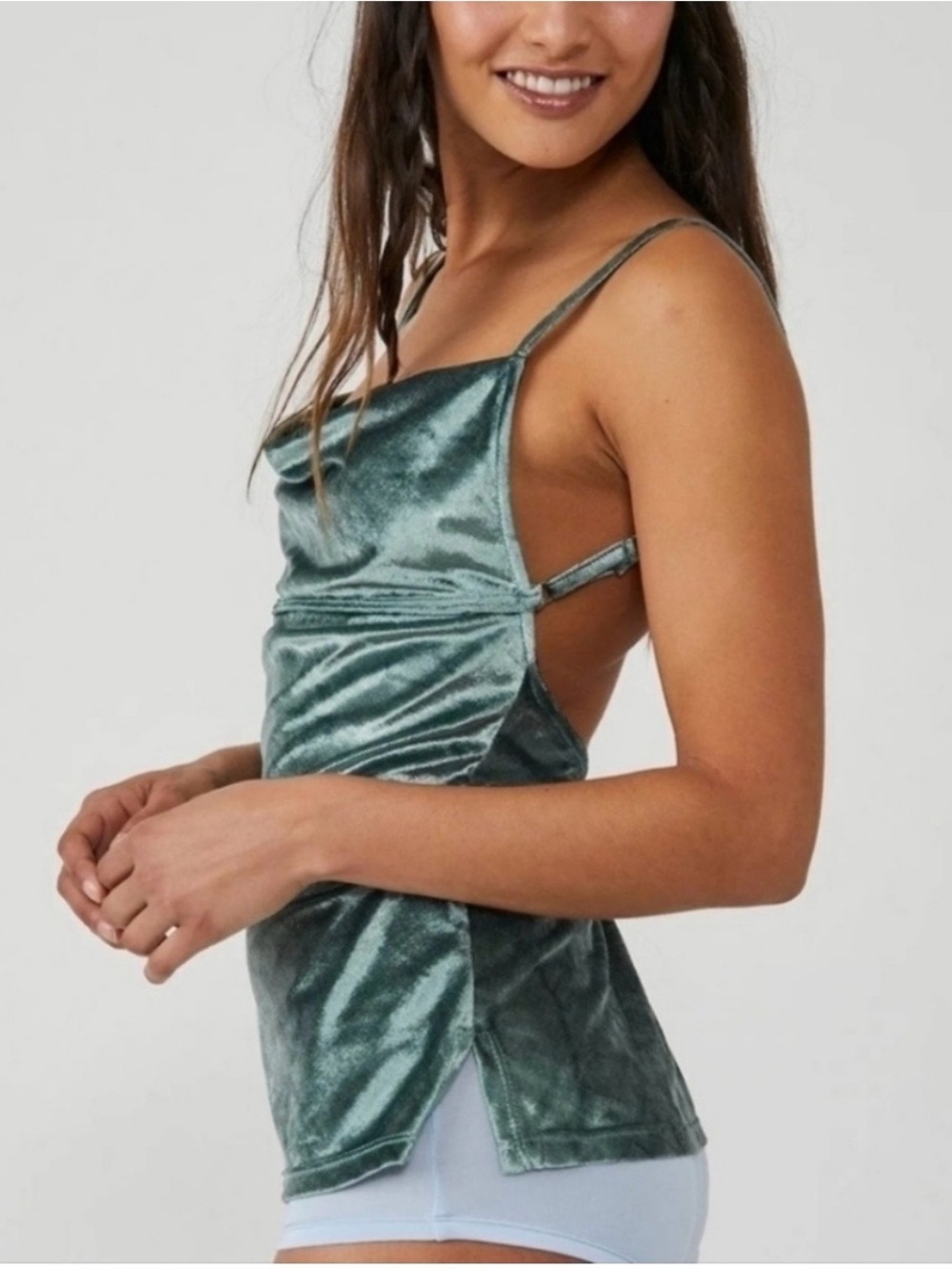 Free People All Night Velvet Tunic